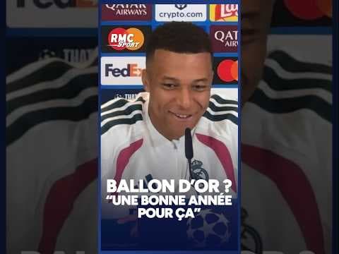 MBAPPÉ Ballon d'Or ? "'j'ai la sensation que c'est une bonne année pour ça"