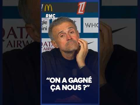 Le PSG élu club de la saison : "On a gagné ça nous ?", ironise Luis Enrique