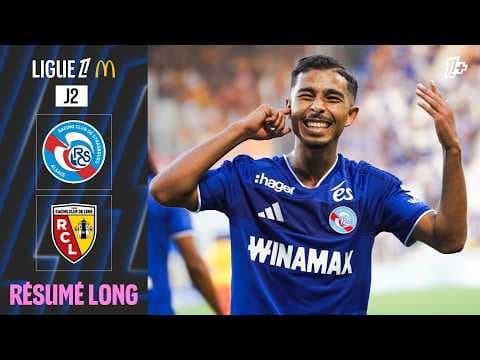 La PÉPITE Yassine EN FEU : Strasbourg RENVERSE Lens | 2ème journée - Ligue 1 McDonald's 26/27