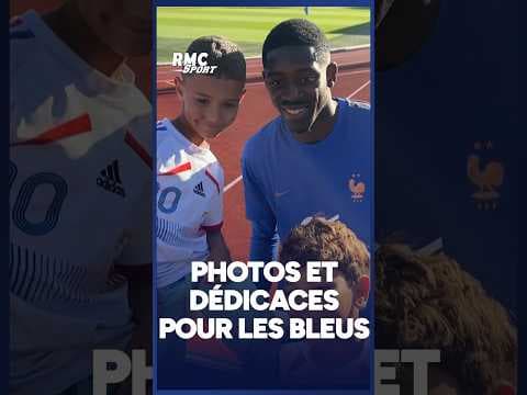 Dédicaces et photos pour les Bleus de Zidane