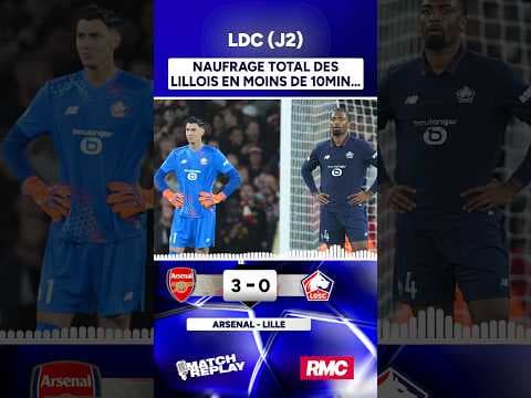 Arsenal 3-0 Lille : Naufrage total des lillois en moins de dix minutes… Les Comms RMC !