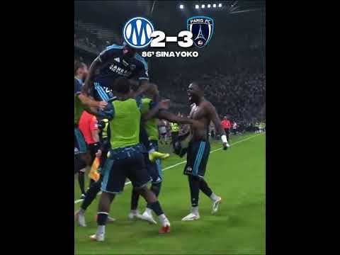 OM vs Paris FC highlights 👀🔥#football #ligue1 #sports #soccer #footballshorts #om #shorts #skills