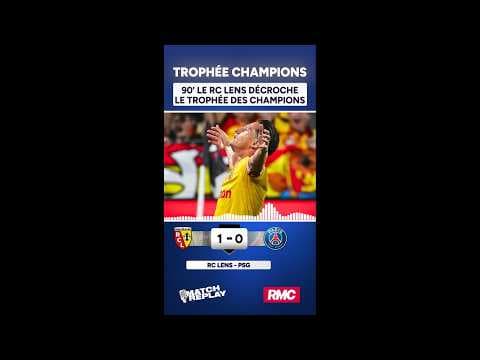 Trophée  des champions : les Lensois créent la surprise face au PSG ! (Les Comms RMC)
