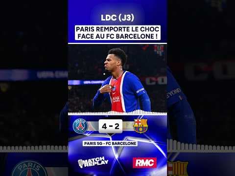 PSG 4-2 Barça : Paris SURCLASSE Barcelone au Parc des Princes, les Comms RMC !
