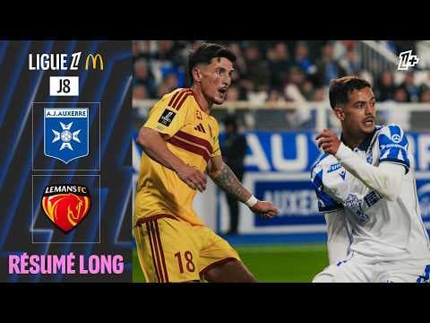 Archer FRAPPE ENCORE et SAUVE Auxerre contre le Mans | 8ème journée - Ligue 1 McDonald's 26/27