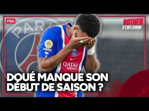 PSG : “J’ai l’impression que Doué stagne un peu…”, regrette Jean-Michel Larqué