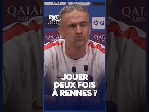 Rennes-PSG : Luis Enrique réclame "l'égalité pour toutes les équipes"