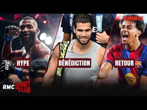 LE TRAIN DU MMA, LA BÉNÉDICTION ALCARAZ ET LE BARÇA FAVORI DE LA LDC ! RMC SPORT CLUB S3E01