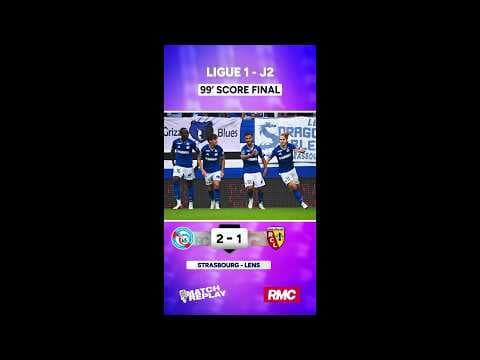 Strasbourg 2-1 Lens : Les Lensois trébuchent à la Meinau, les comms RMC