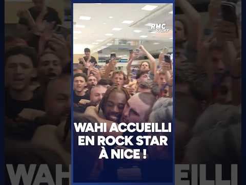 Wahi accueilli en rock star à Nice !