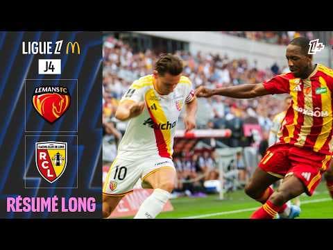 SPECTACULAIRE : Lens REMONTE 2 buts au Mans | 4ème journée - Ligue 1 McDonald's 26/27
