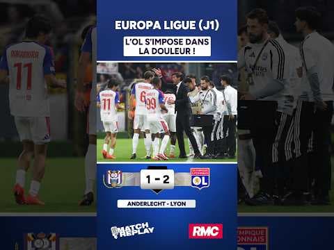 Anderlecht 1-2 OL : Lyon s’impose dans la douleur… les comms RMC !