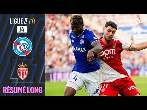GOLAZO de Brunner, Monaco RESTE INVAINCU après Strasbourg | 4ème journée - Ligue 1 McDonald's 26/27