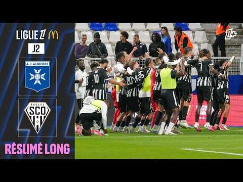 Le MISSILE de Van Den Boomen LANCE Angers contre Auxerre | 2ème journée - Ligue 1 McDonald's 26/27