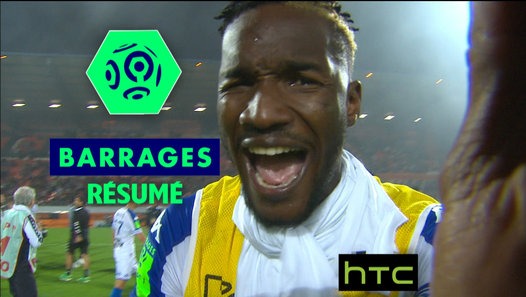 Troyes - FC Lorient (0-0) / Résumé / Barrage retour Ligue 1 (saison 2016-17)
