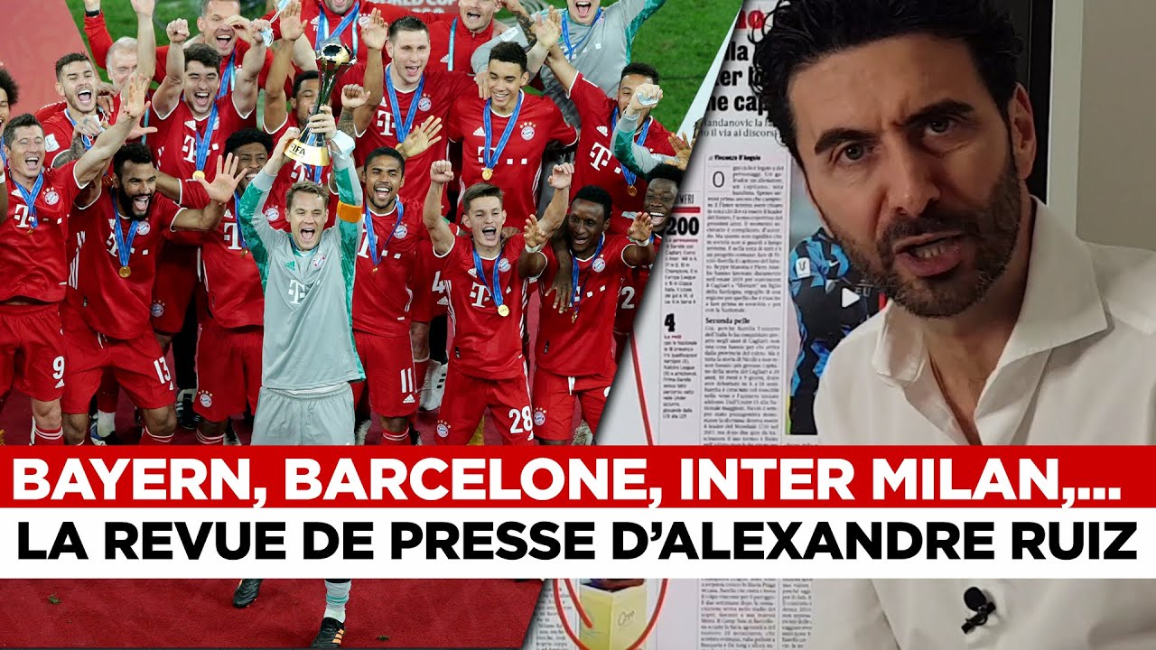 📰 Bayern, Barcelone, Lukaku,...  La revue de presse du jour par Alexandre Ruiz (12/02)