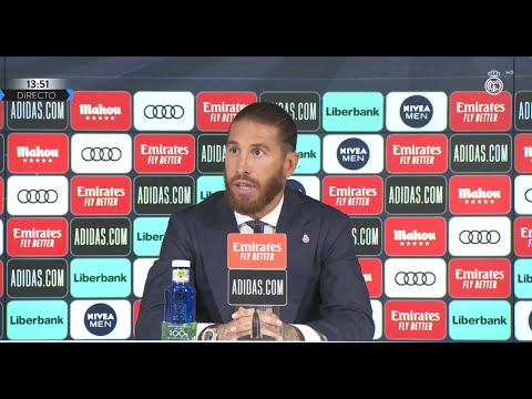 Conférence de presse d'adieu Sergio Ramos |  Real Madrid