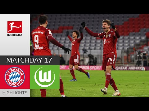 FC Bayern Munich - VfL Wolfsbourg 4-0 |  Faits saillants |  17e journée - Bundesliga 2021/22