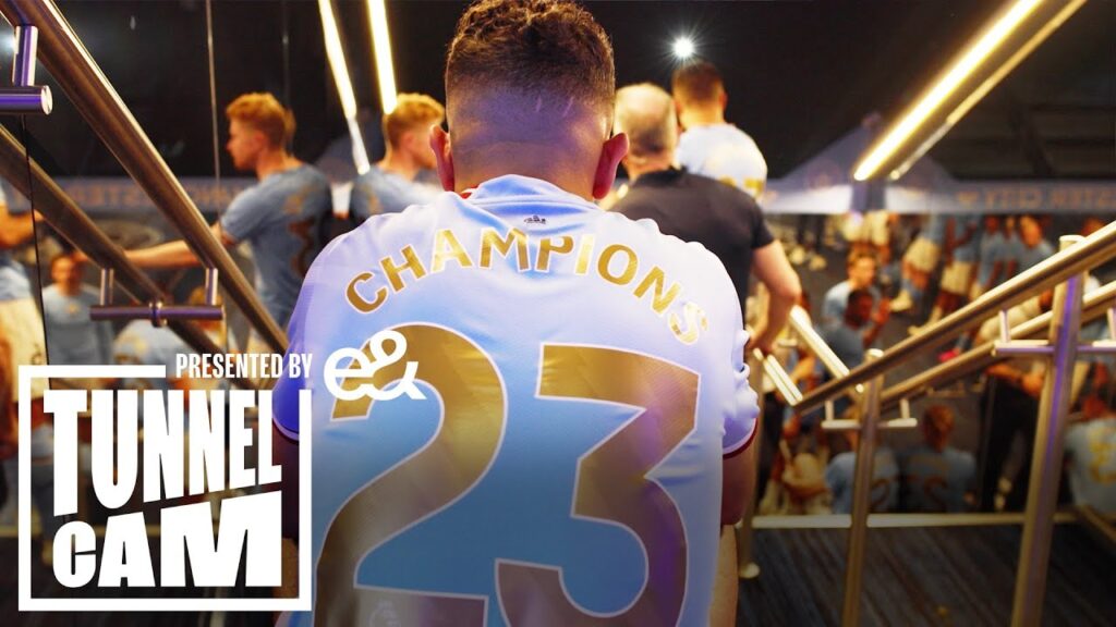 champions tunnel cam | manchester city 1 0 chelsea
