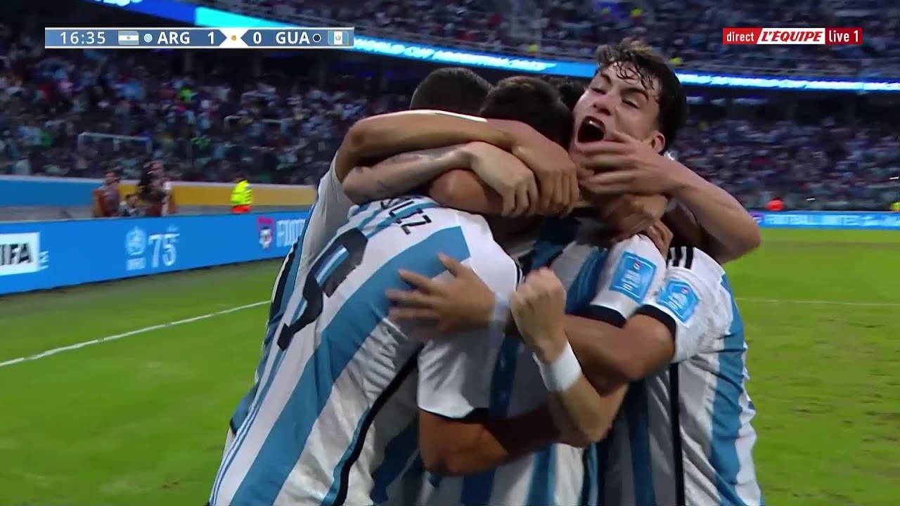 les buts de argentine – guatemala – football – coupe du monde u20