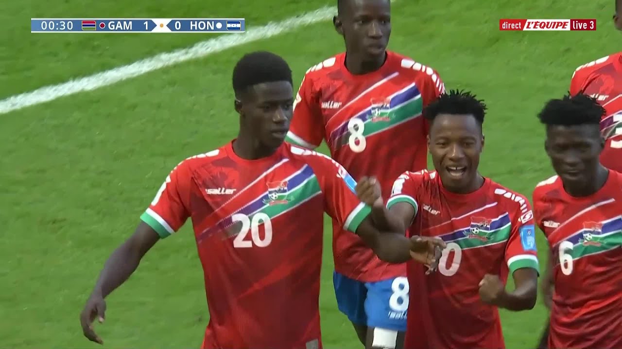 les buts de gambie – honduras – football – coupe du monde u20