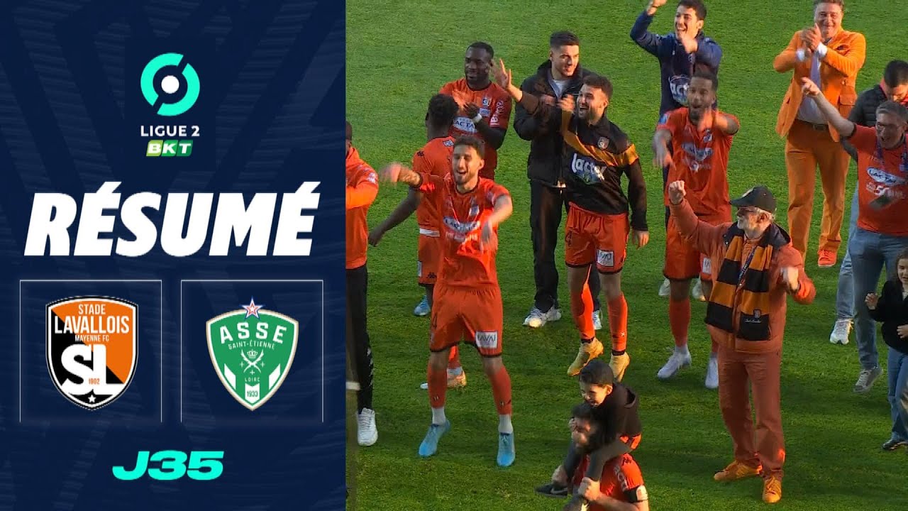 stade lavallois mfc – as saint Étienne (2 – 1) – résumé – (laval – asse) / 2022 2023
