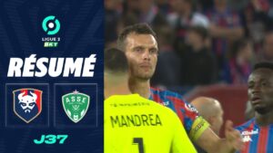 stade malherbe caen – as saint Étienne (2 – 2) – résumé – (smc – asse) / 2022 2023