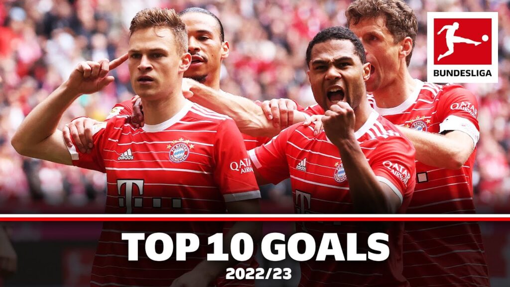 top 10 des meilleurs buts du fc bayern 2022/23 | musiala, gnabry, mané & plus