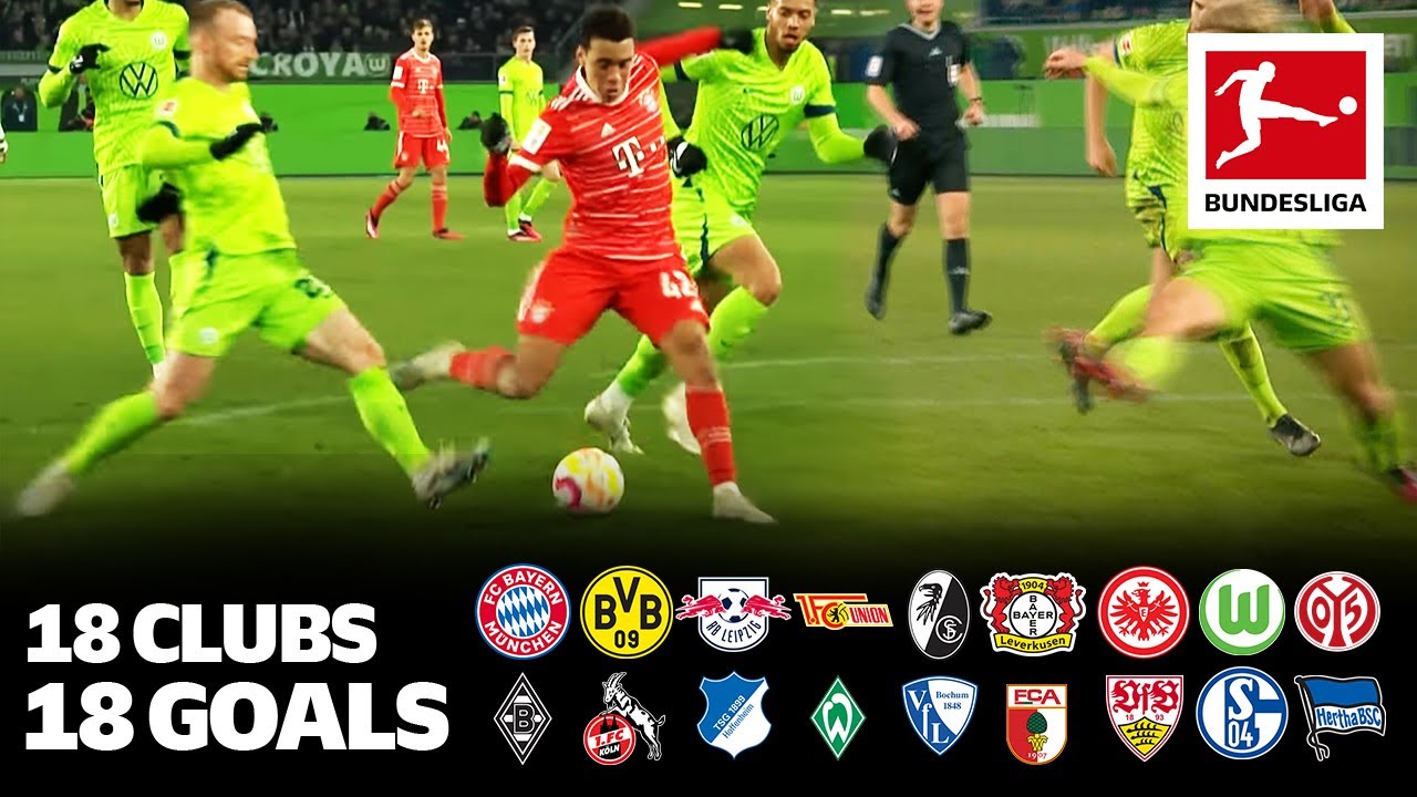 18 clubs, 18 buts – le meilleur but de chaque équipe de bundesliga en 2022/23