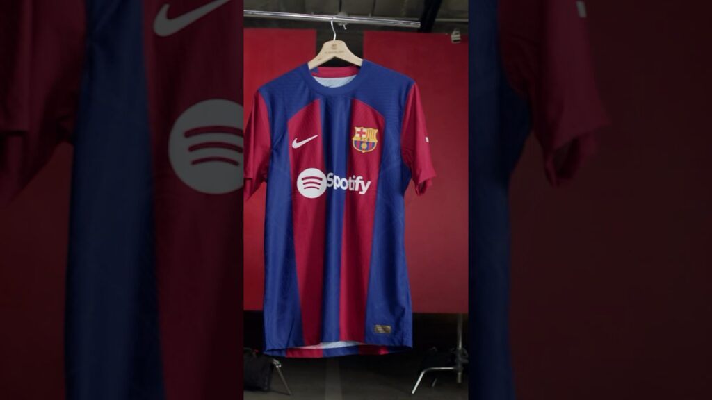♦️ notre maillot domicile pour la saison 2023/24 #fcbarcelona