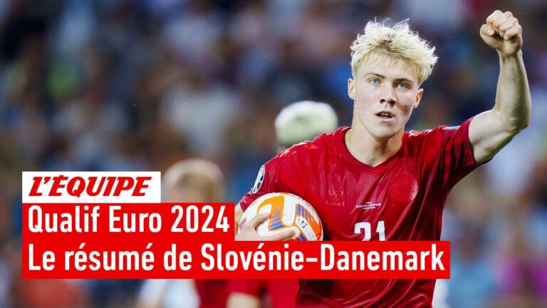 qualif euro 2024 – le danemark cale en slovénie et signe la mauvaise opération