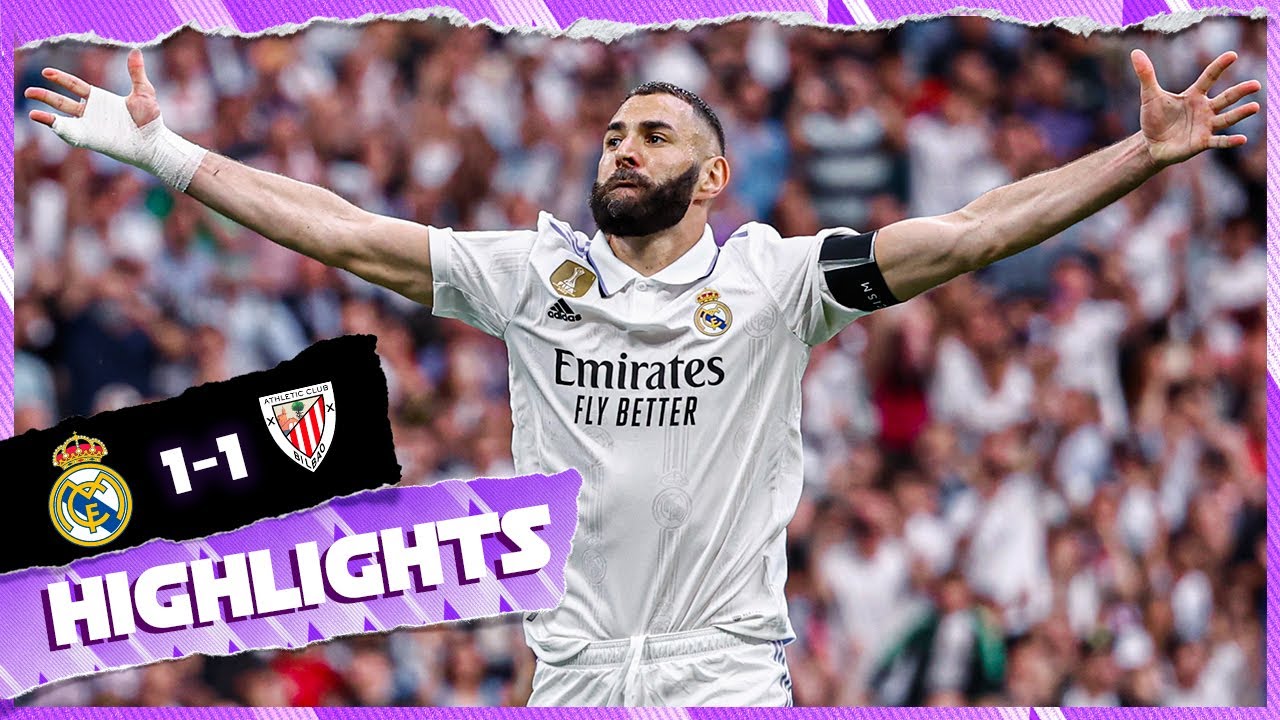 real madrid 1 1 athletic club | points forts | laliga 2022/23