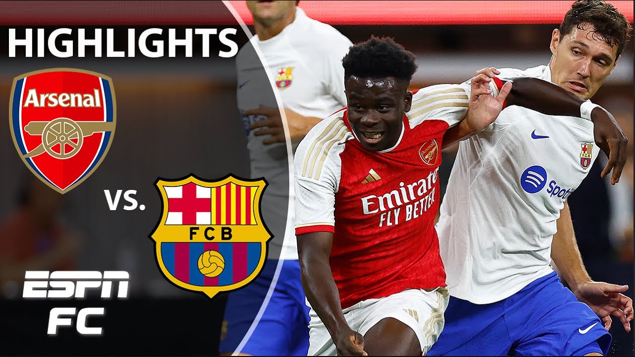 🚨 eight but thriller 🚨 arsenal vs. barcelona | full game résumé |