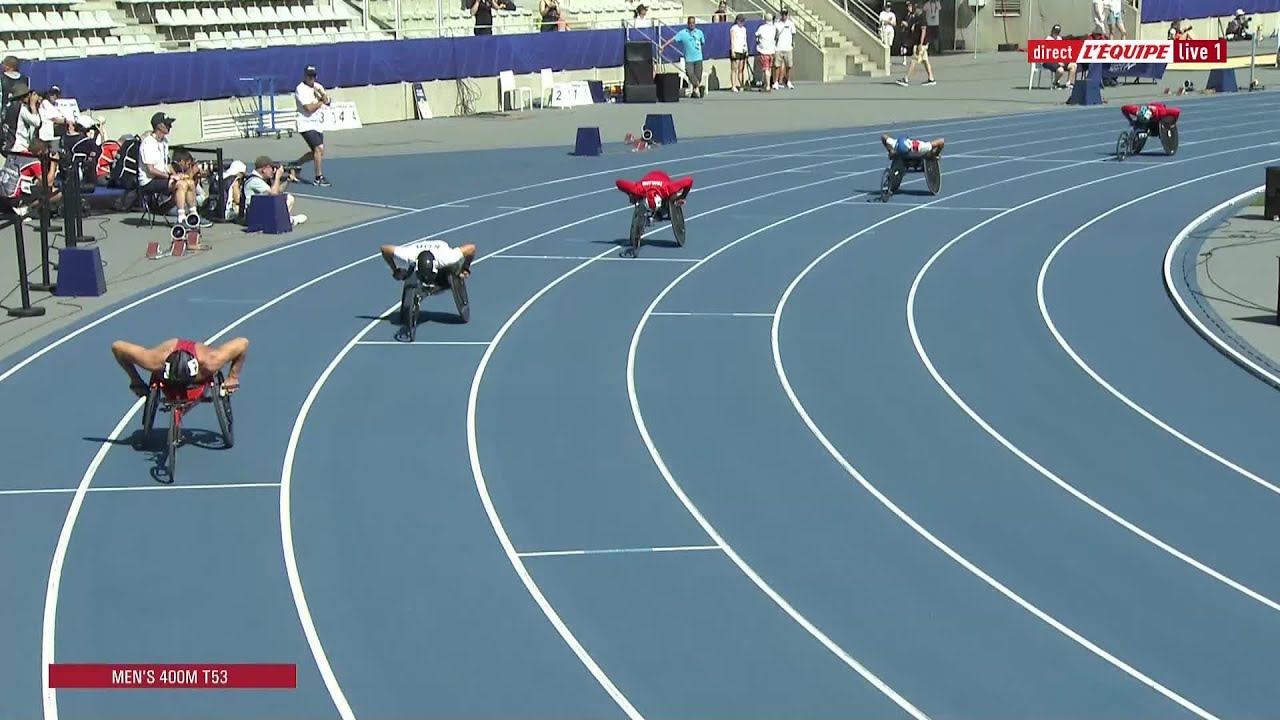 fairbank et brignone qualifiés pour la finale du 400 m t53 – para athlétisme – mondiaux (h)