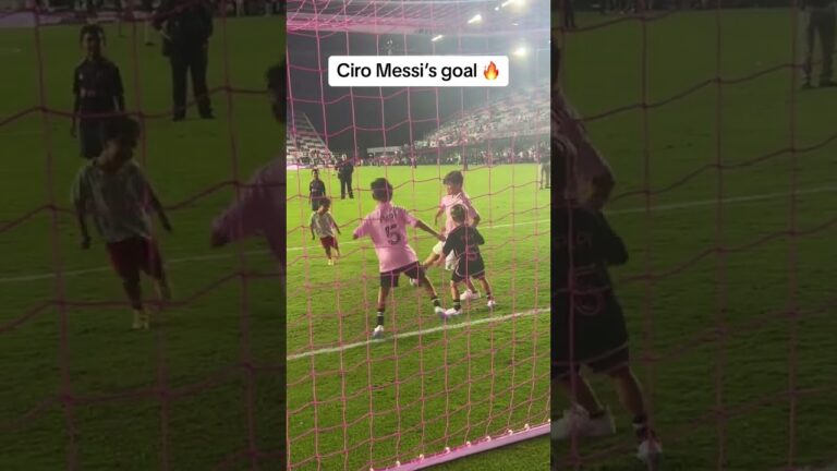 lionel messi and sergio busquets’ kids playing after their first start 🥲❤️ #shorts