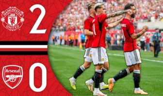 united gagne devant la foule record ❤️‍🔥 | manchester united 2 0 arsenal | pré saison 2023/24