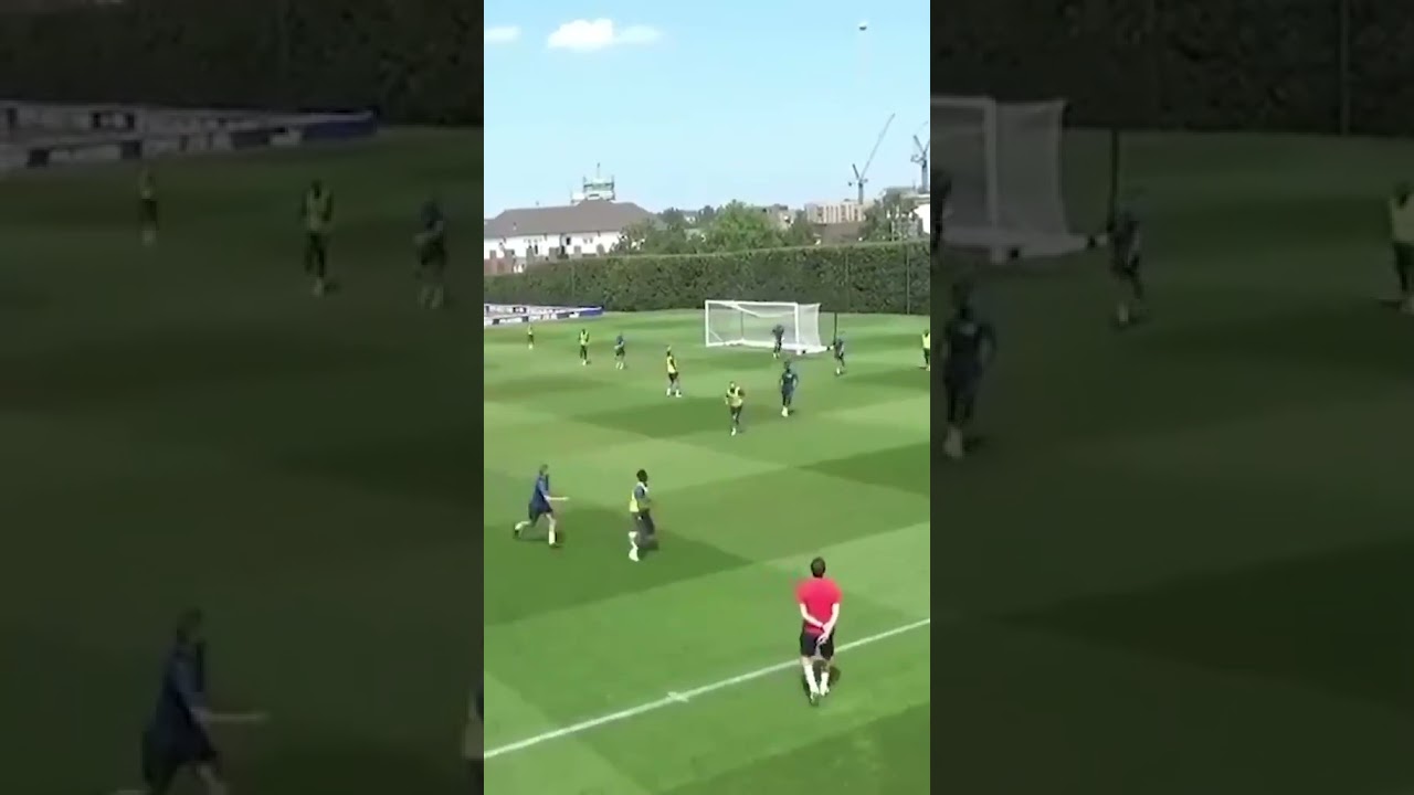 wilfried zaha has a perfect first touch (via cpfc/tt) #shorts