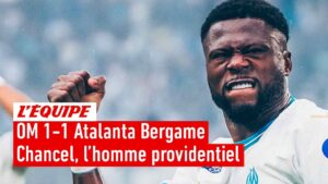 ecris un titre de vidéo en français à partir de celui ci : om 1 1 atalanta bergame : chancel mbemba incontestable homme du match ?