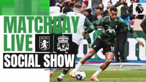 ecris un titre de vidéo en français à partir de celui ci : matchday live: aston villa vs liverpool | premier league team news, analysis & interviews